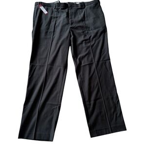 Men Big & Tall Merona Black Dress Pants Stretch Size 48X32 New